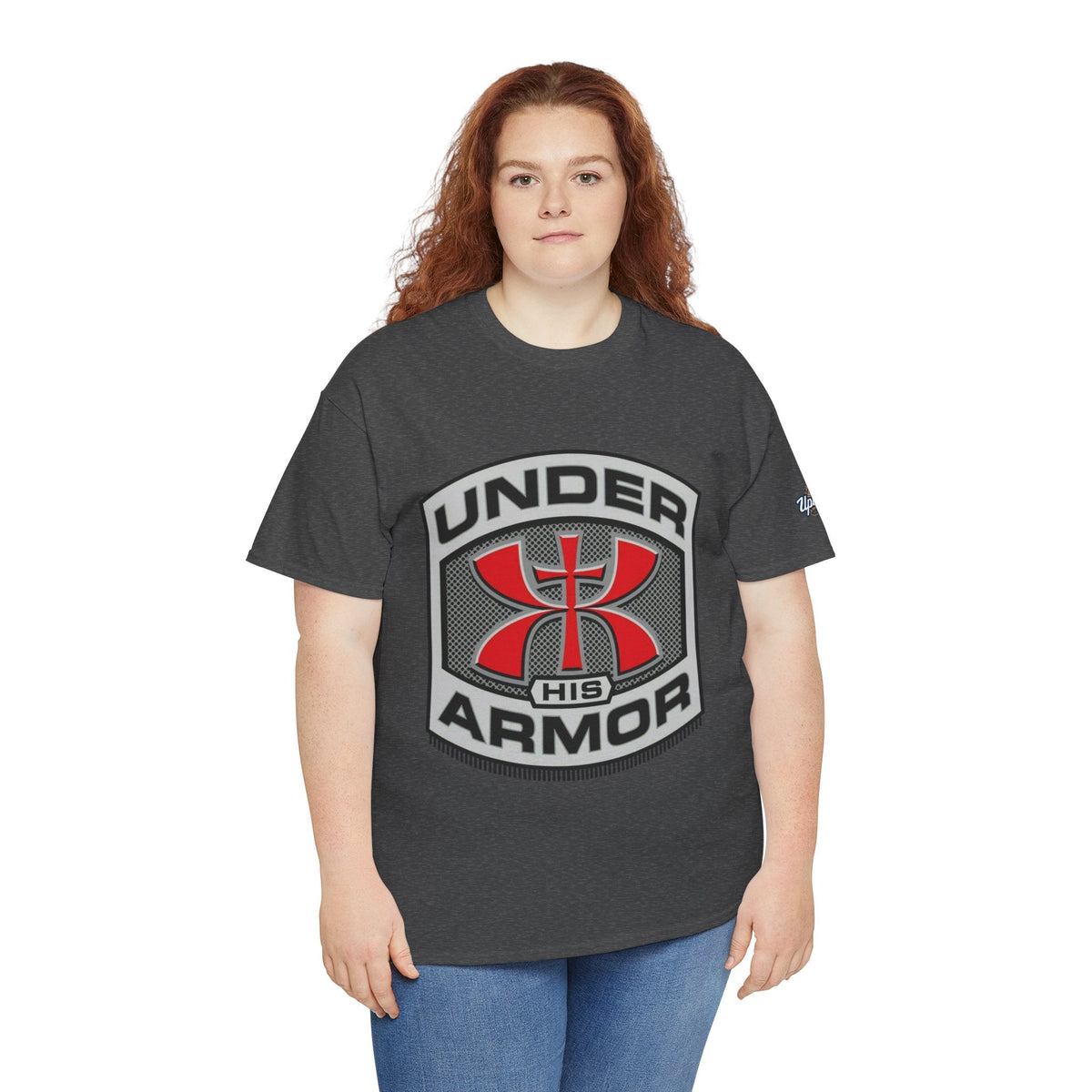 Under HIS Armor Christian T-Shirt — Faith-Inspired Under Armour Style Printify