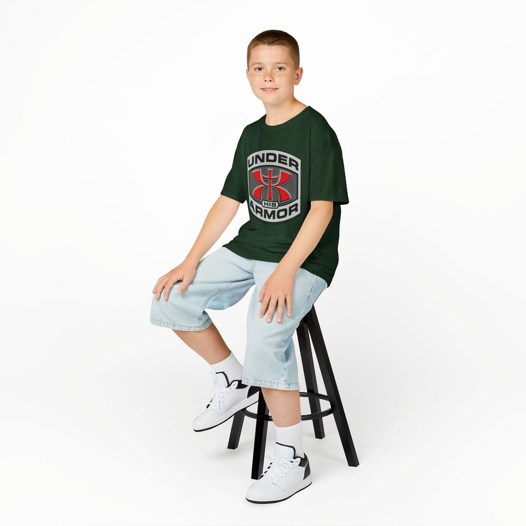 Under HIS Armor Christian T-Shirt — Faith-Inspired Under Armour Style Printify
