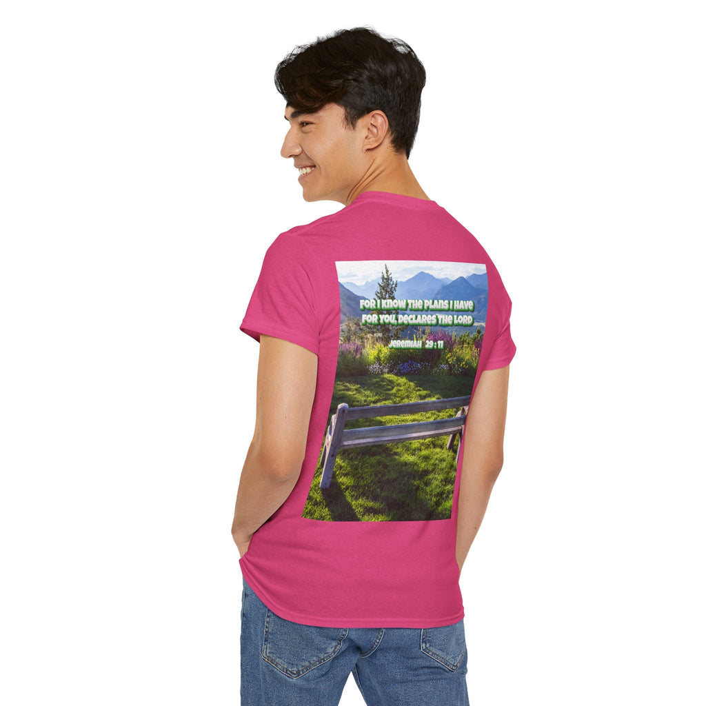 Bible Verse Unisex Tee -  Jeremiah 29 : 11 Printify