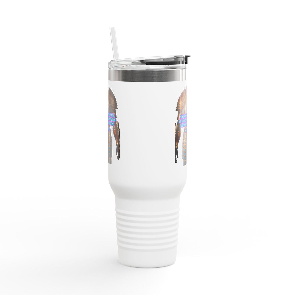 Religious Graphic Armor Of God Design - Insulated Travel Mug, 40oz Printify