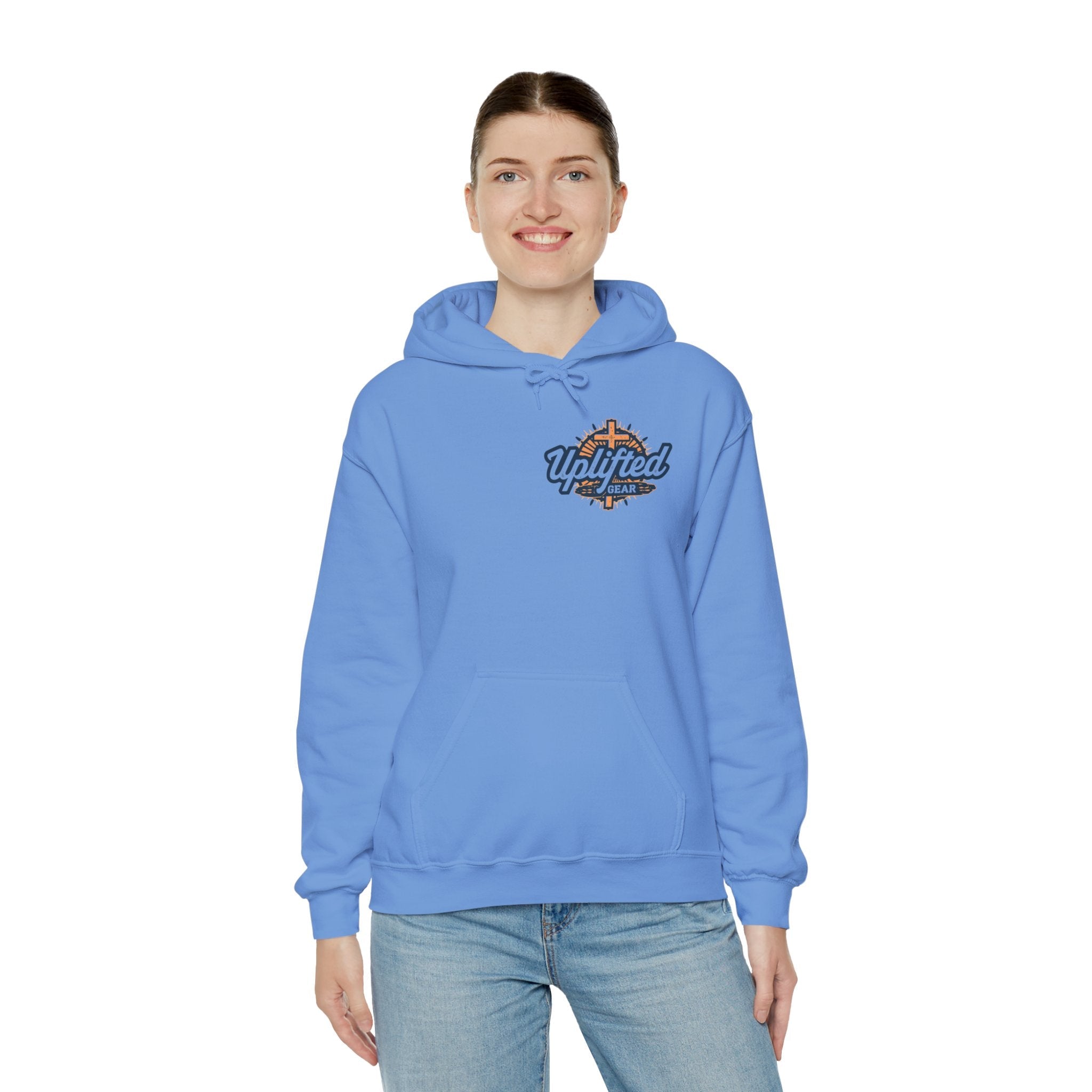Bible Verse Unisex Heavy Blend™ Hooded Sweatshirt - Isaiah 41 : 10 Printify