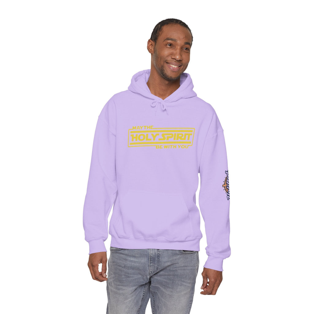 May the Holy Spirit Be With You Hoodie - Christian Star Wars Parody Hoodie Printify
