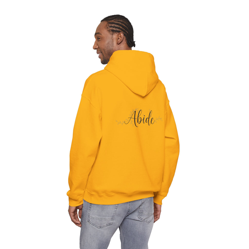 Abide Hoodie – Vine Wrapped John 15:5 Christian Hoodie for Cozy Devotion Printify