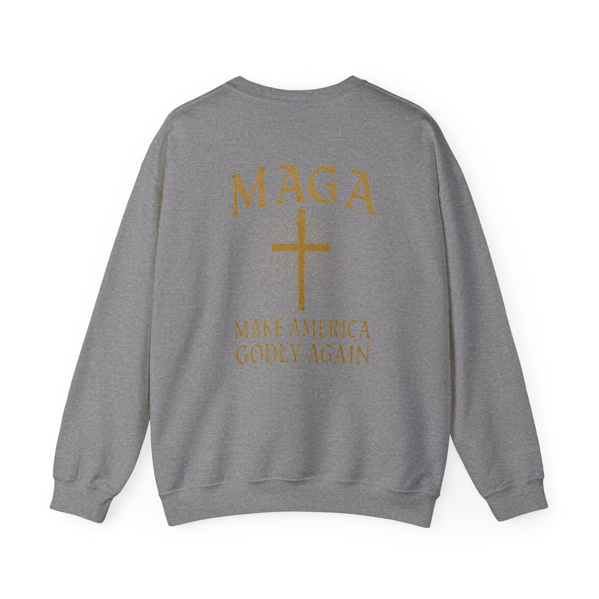 Make America Godly Again Sweatshirt – MAGA Christian Patriotic Hoodie for Faith & Freedom Printify