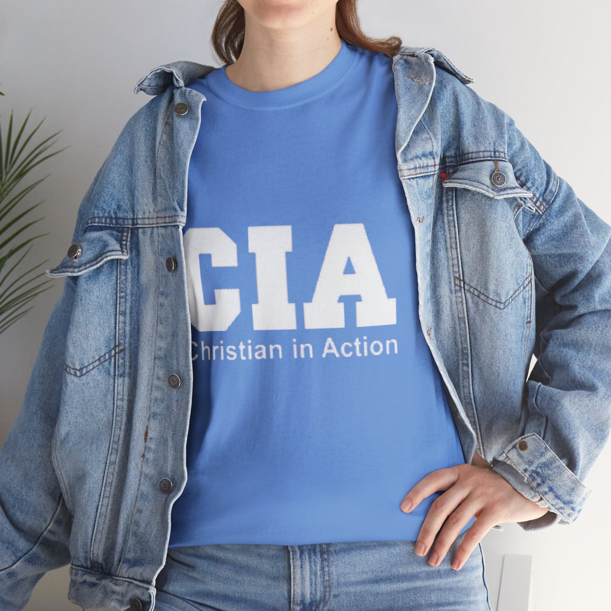 CIA Christian in Action T-shirt - Funny Faith Parody T-shirt - Mission Ready Apparel Printify