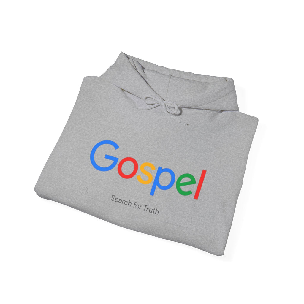Gospel Hoodie — "Search for Truth" Christian Faith Pullover Printify
