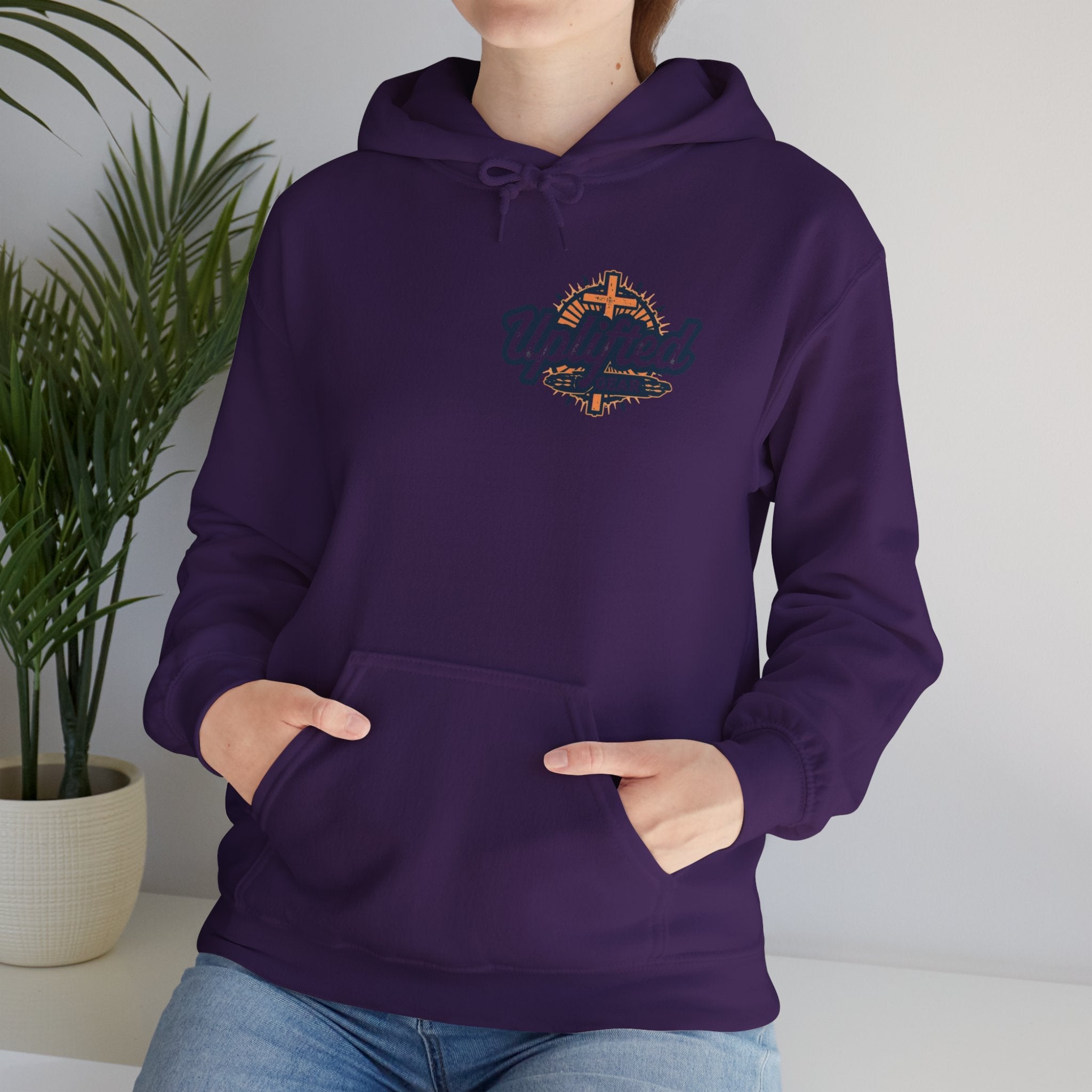 Religious Graphic Armor Of God Design - Unisex Heavy Blend™ Hooded Sweatshirt Printify