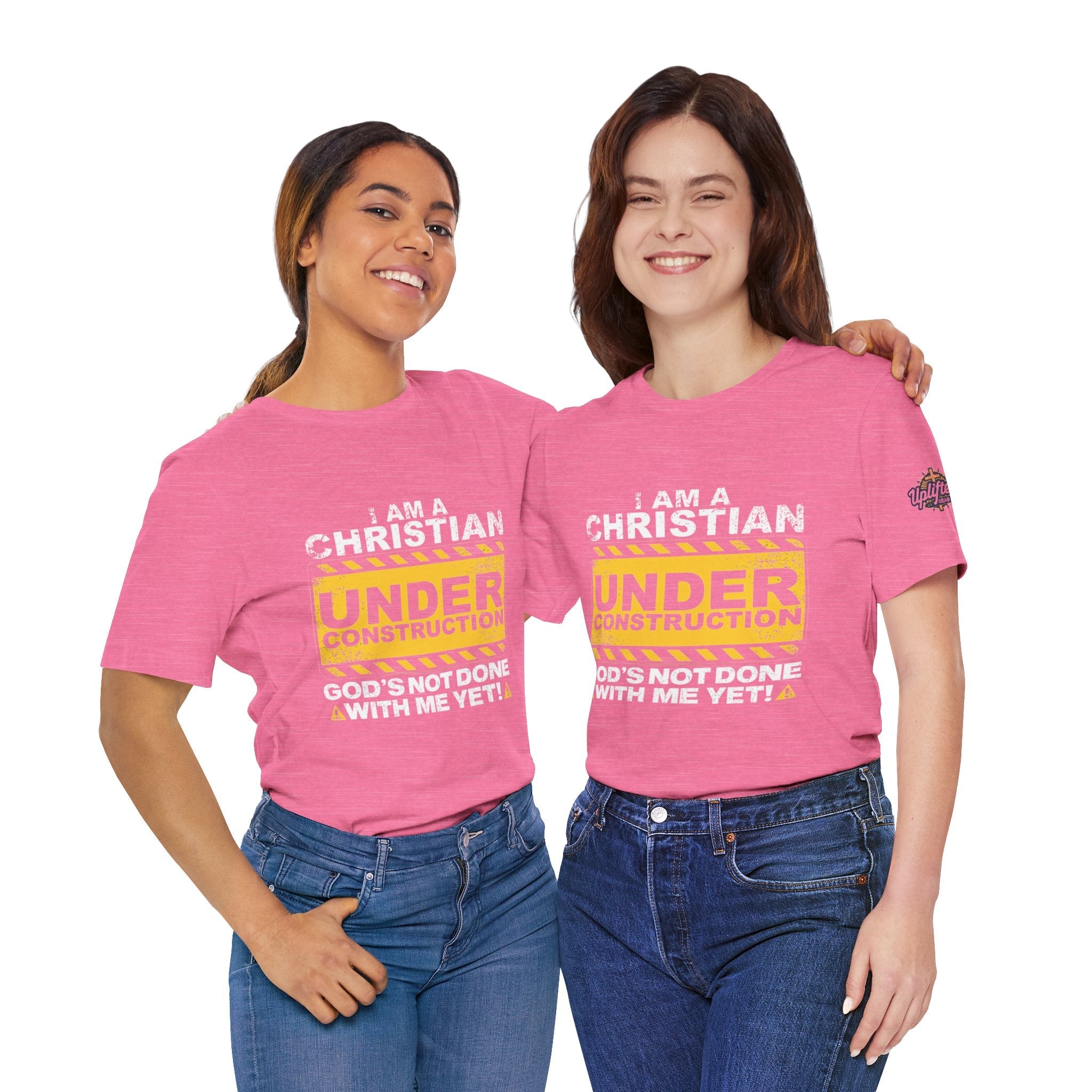 Christian Under Construction T-shirt | God Is Not Done With Me Yet T-shirt Printify