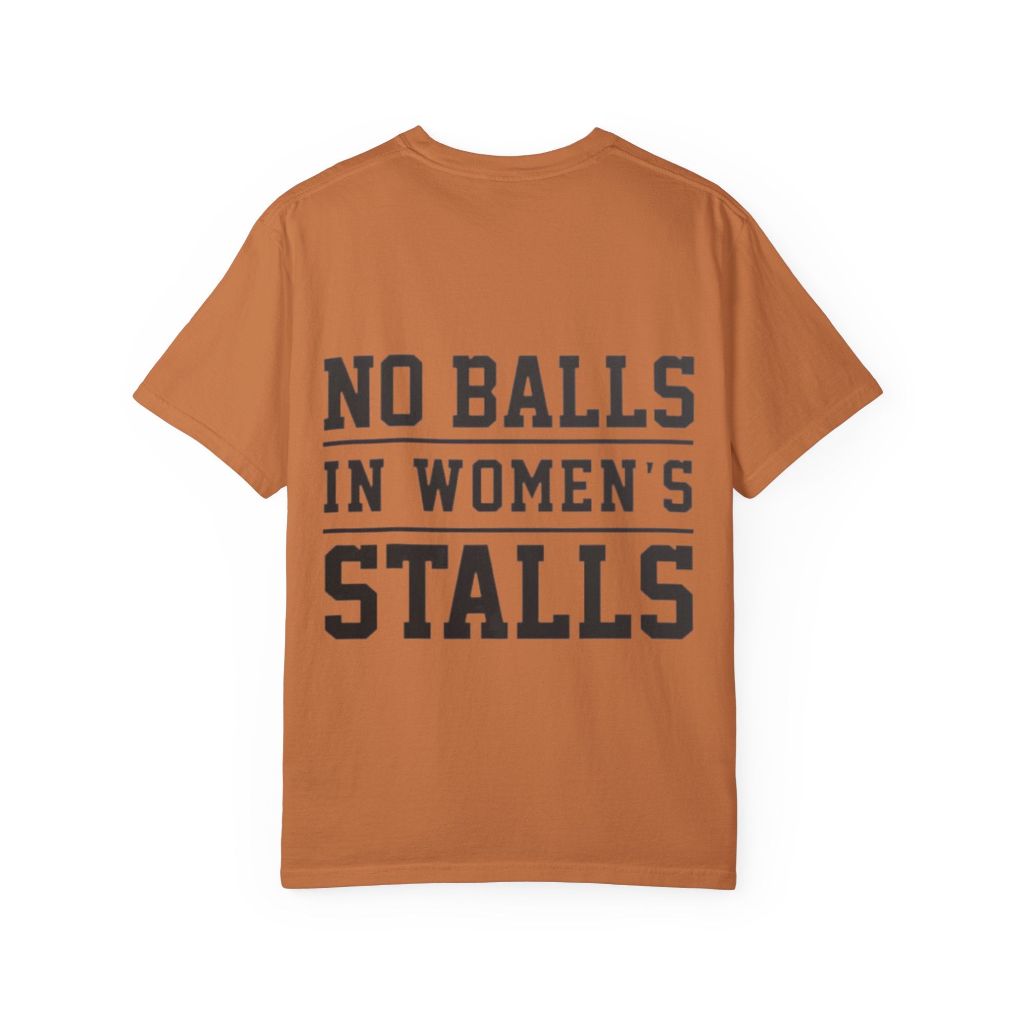 No Balls in Women’s Stalls Graphic Tee — Uplifted Sports Vibe T-Shirt Printify