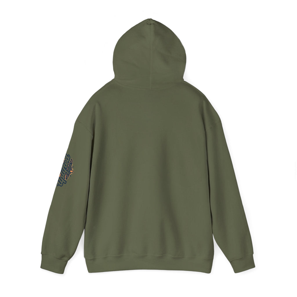 Faith Over Fear Hoodie – Graffiti Wall Christian Sweatshirt for Bold 2 Corinthians 5:7 Streetwear & Unshakable Faith Printify