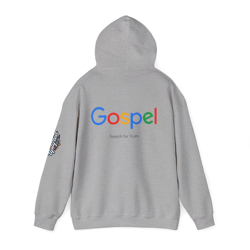 Gospel Hoodie — "Search for Truth" Christian Faith Pullover Printify