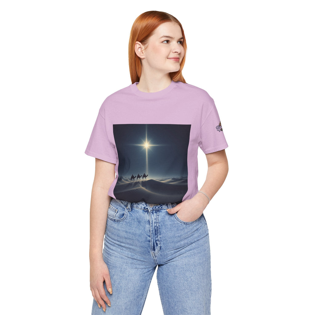 3 Wise Men T-shirt – Magi Camels Nativity Journey Christian Christmas T-shirt for Epiphany Faith & Holy Night Printify