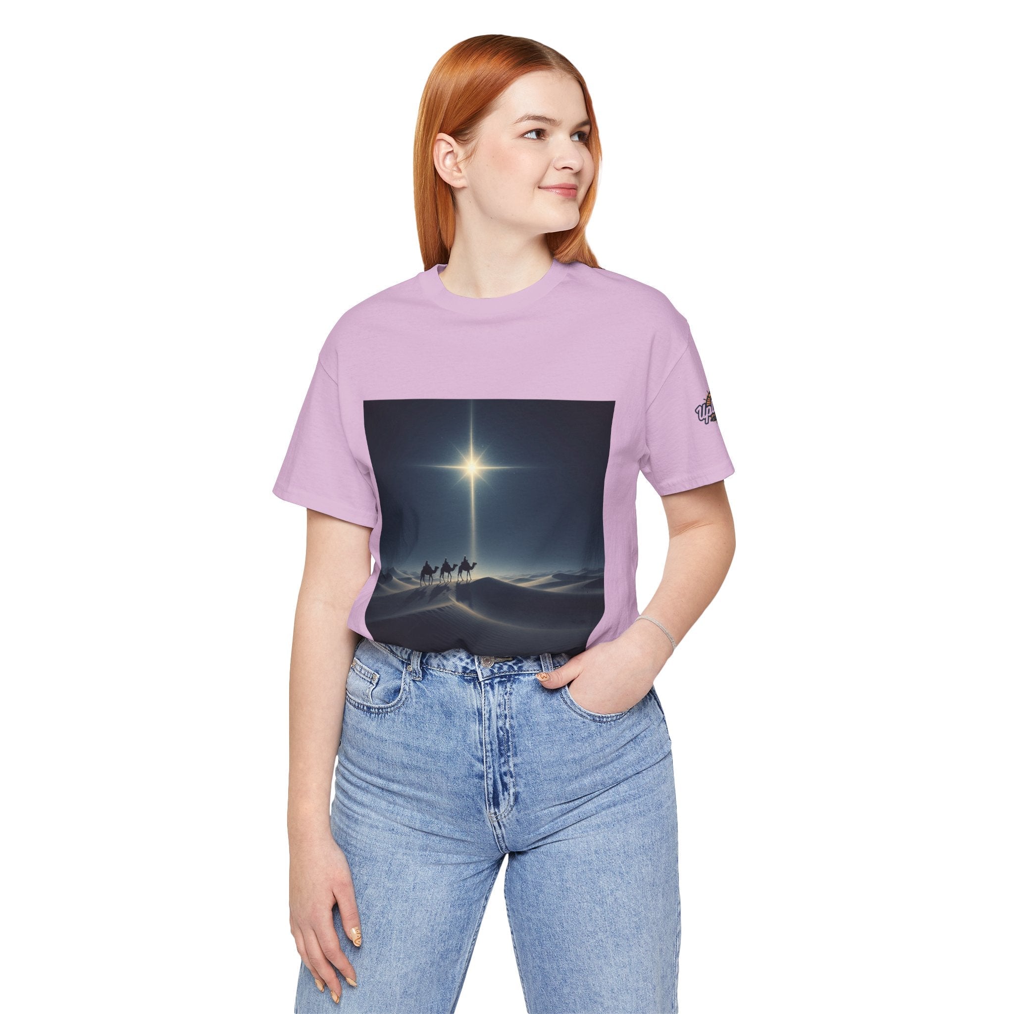 3 Wise Men T-shirt – Magi Camels Nativity Journey Christian Christmas T-shirt for Epiphany Faith & Holy Night Printify