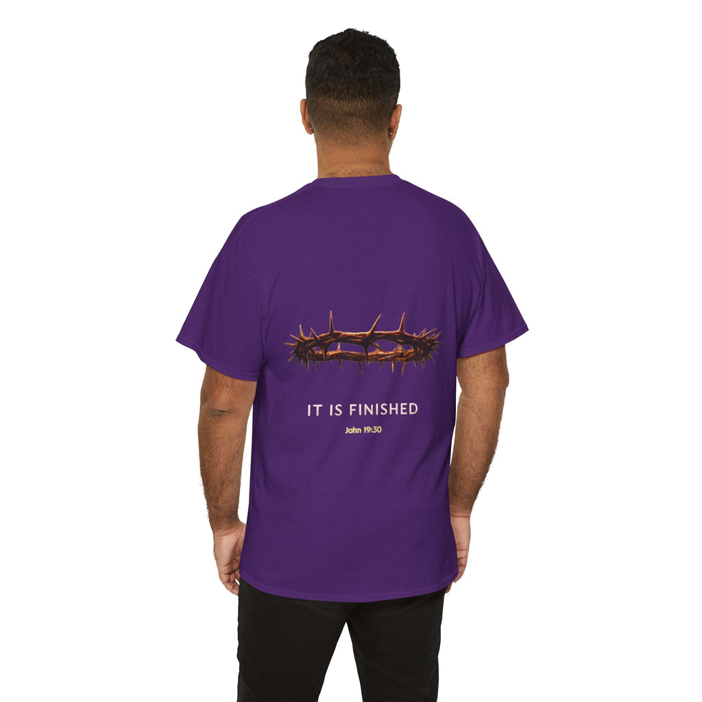 It Is Finished Crown of Thorns Tee — Christian John 19:30 Faith Shirt Printify