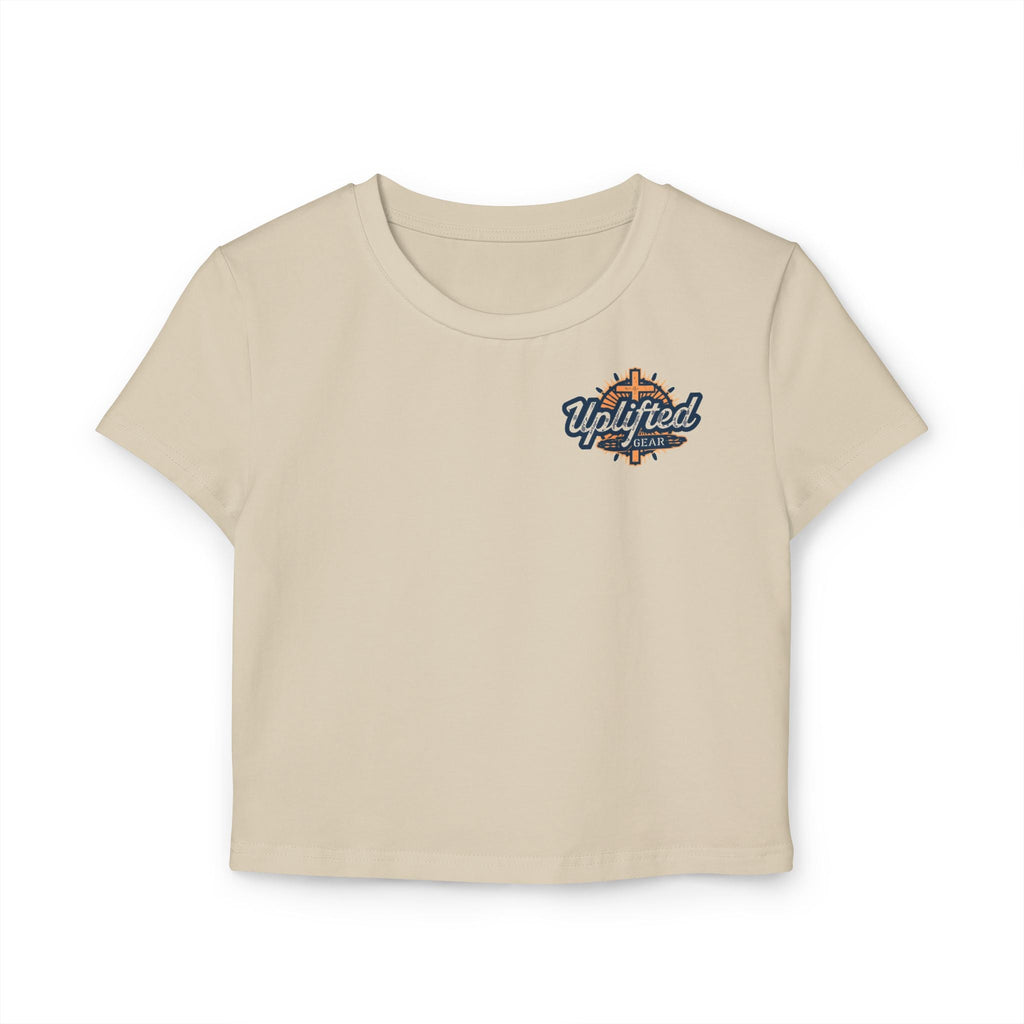 Women's Baby Tee - Ephesians 6:11 Bible Verse Religious Design Printify