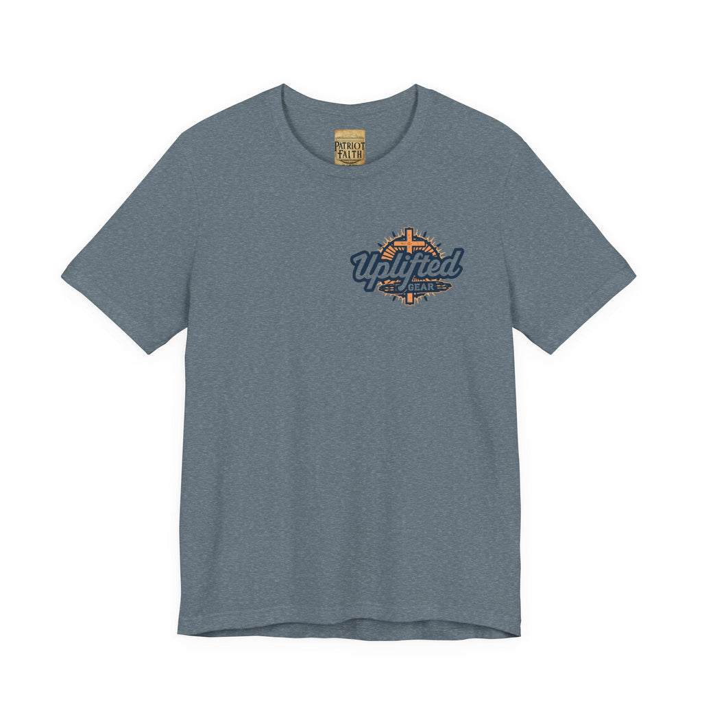 Religious Graphic Tee with Armor Of God Design Unisex Jersey Short Sleeve Tee Printify