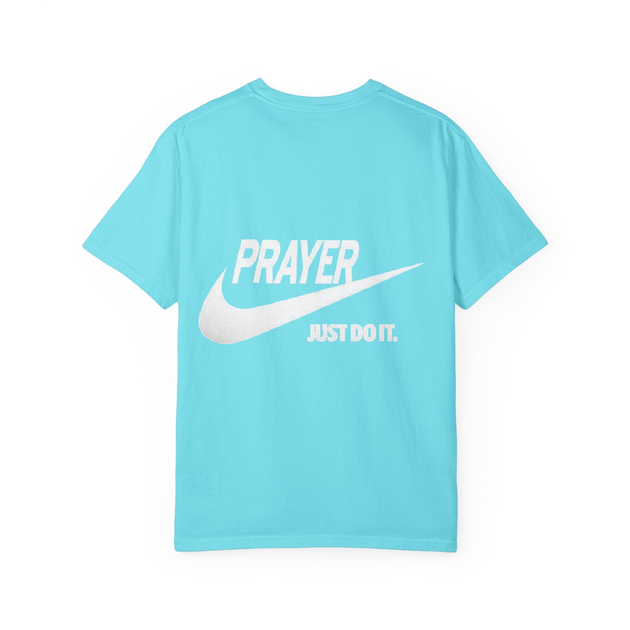 Prayer Just Do It T-shirt - Funny Christian Nike Parody T-shirt - Faith Gear Printify