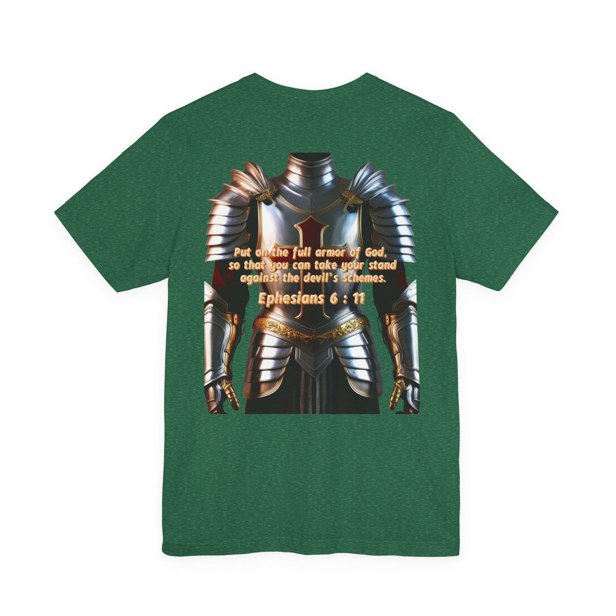 Religious Graphic Armor Of God Design - Unisex Jersey Short Sleeve Tee Printify