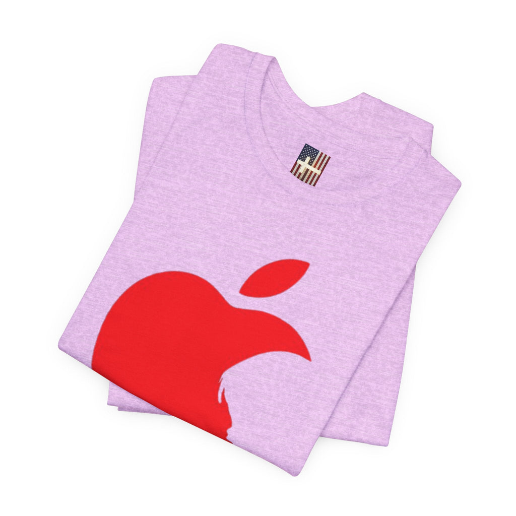 iPray Red Apple Christian T-Shirt — Faith Graphic Tee Printify