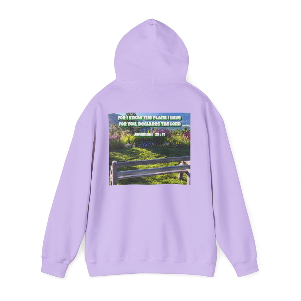 Bible Verse Unisex Heavy Blend™ Hooded Sweatshirt - Jeremiah 29 : 11 Printify