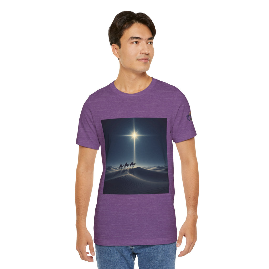 3 Wise Men T-shirt – Magi Camels Nativity Journey Christian Christmas T-shirt for Epiphany Faith & Holy Night Printify