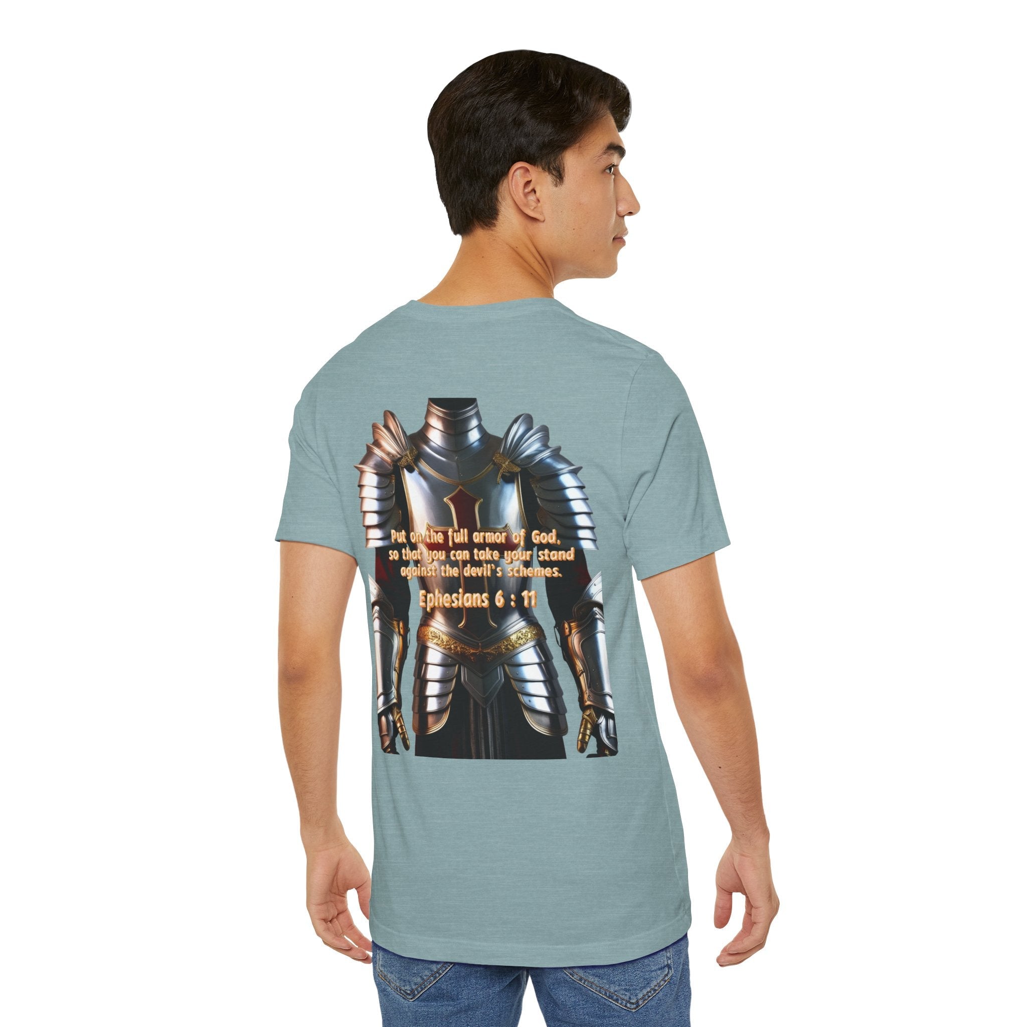 Religious Graphic Armor Of God Design - Unisex Jersey Short Sleeve Tee Printify