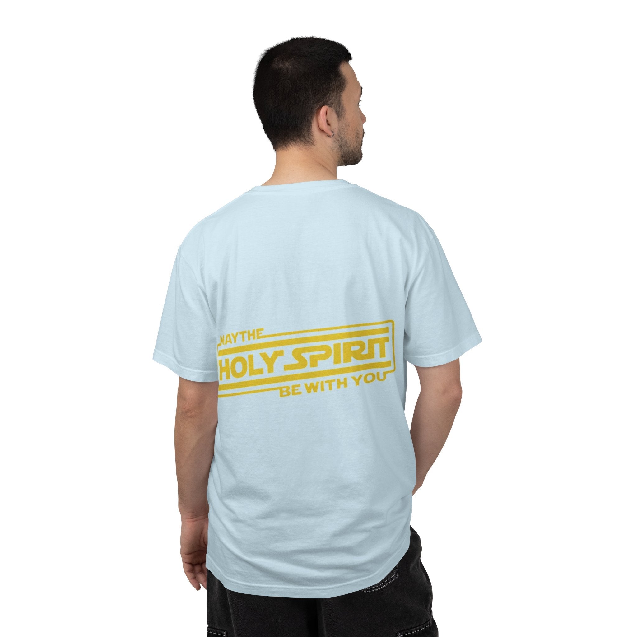 May the Holy Spirit Be With You T-shirt - Christian Star Wars Parody T-shirt Printify