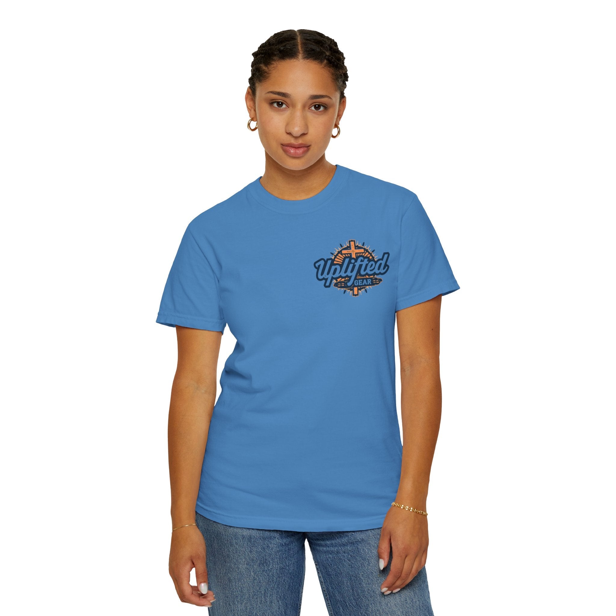 Religious Graphic Armor Of God Design - Unisex Garment-Dyed T-shirt Printify