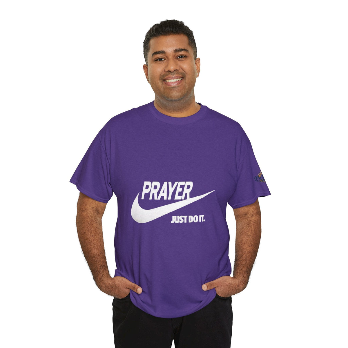 Prayer Just Do It T-shirt - Funny Christian Nike Parody T-shirt - Faith Gear Printify