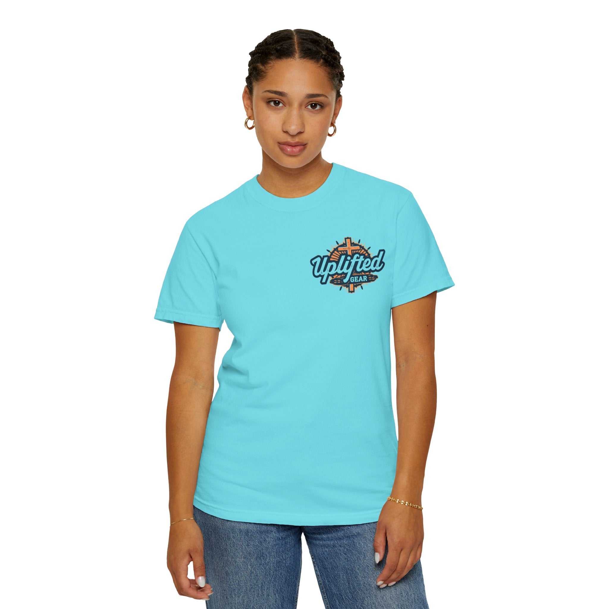Religious Graphic Armor Of God Design - Unisex Garment-Dyed T-shirt Printify