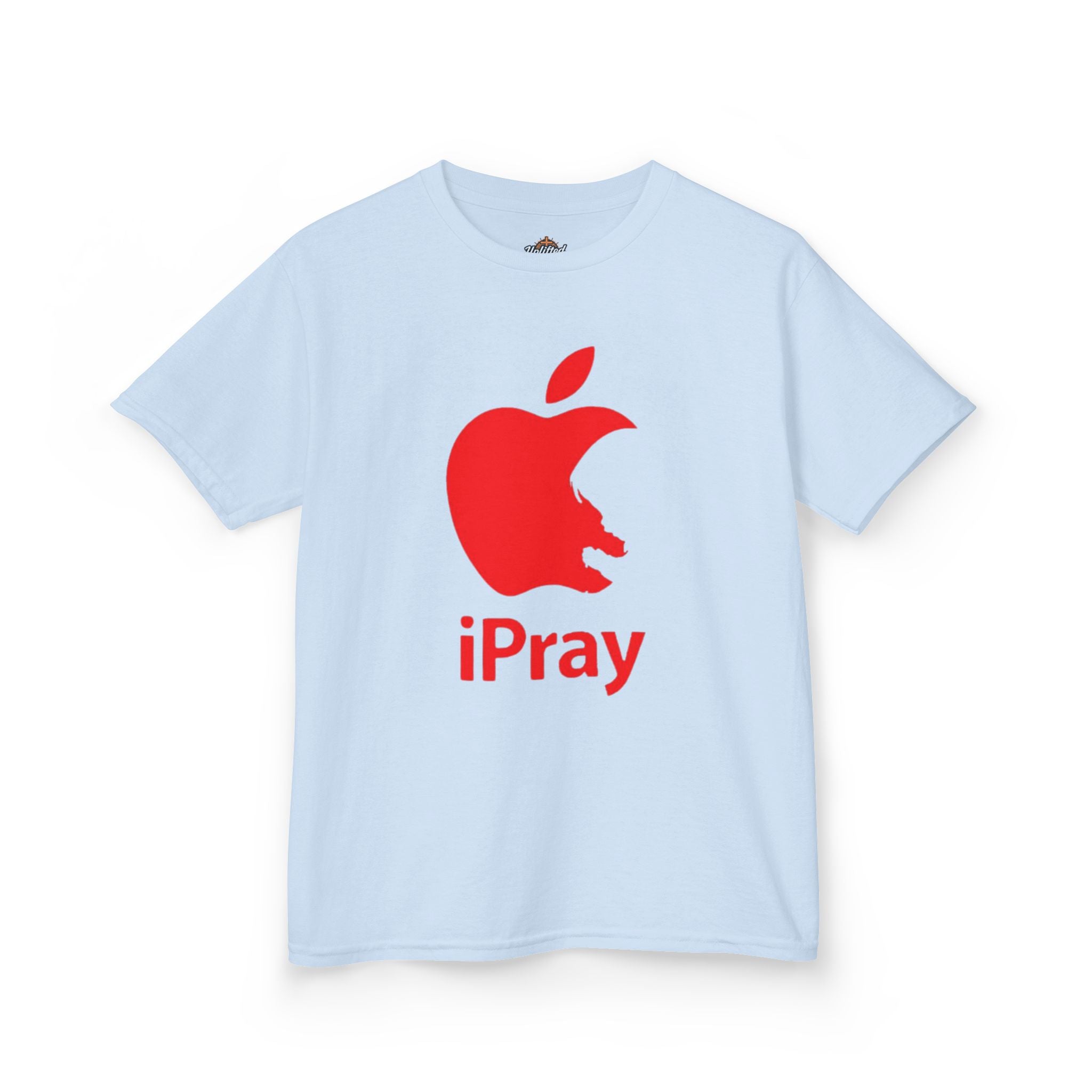 Kids Graphic Tee — Red iPray Logo Prayer Shirt for Children Printify