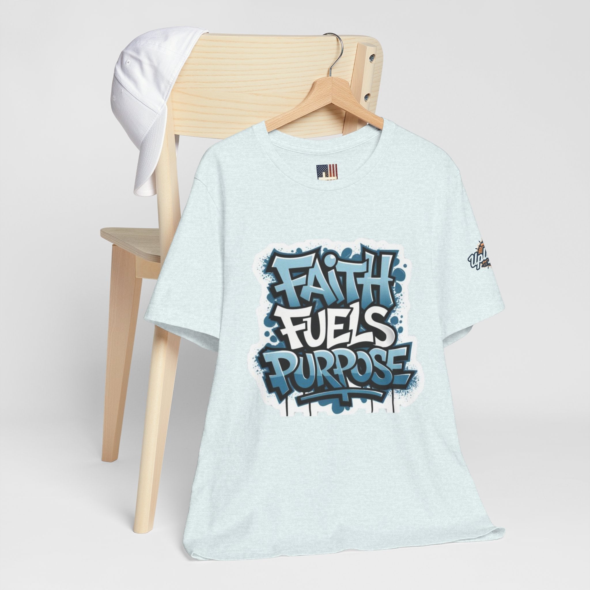 Faith Fuels Purpose T-shirt – Inspirational Christian T-shirt for Divine Drive & Unstoppable Belief Printify