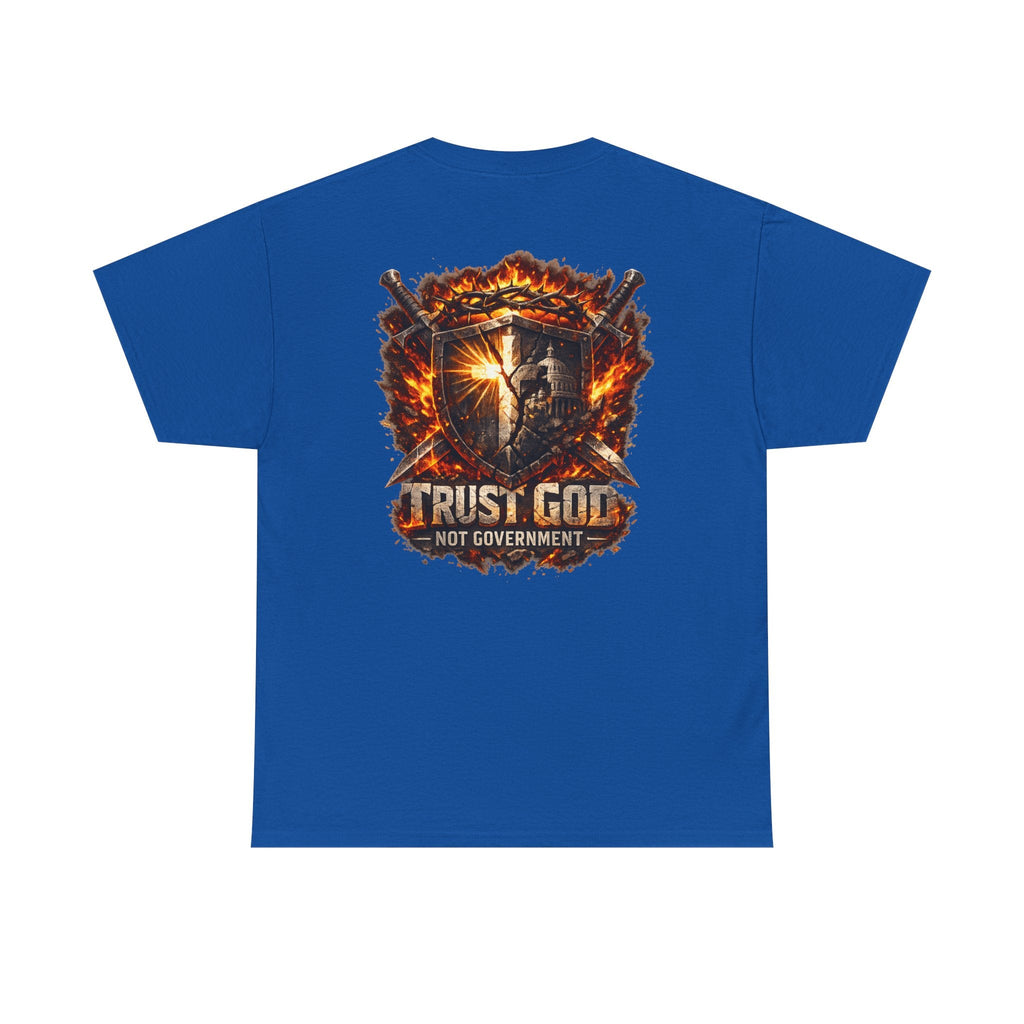 Faith & Freedom Tee — "Trust God Not Government" Patriotic Christian T-Shirt Printify