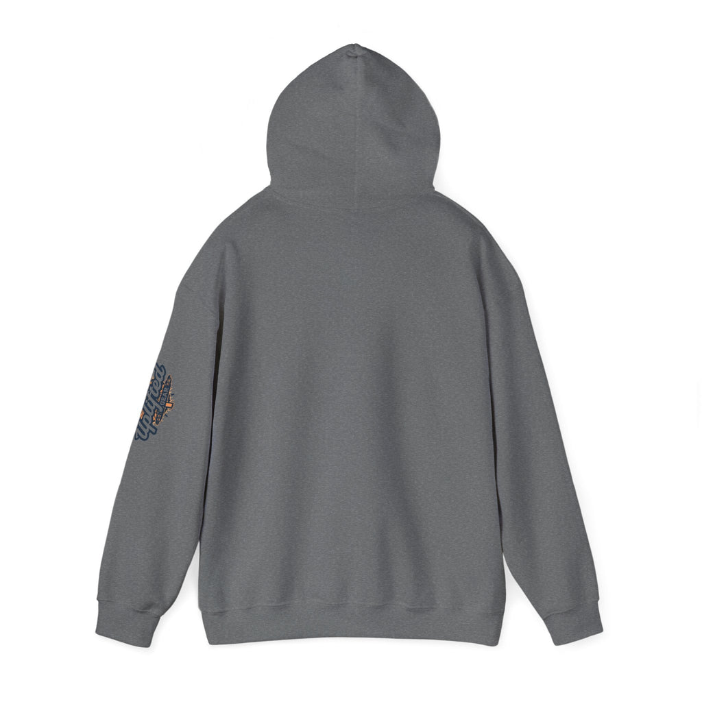 Faith Over Fear Hoodie – Graffiti Wall Christian Sweatshirt for Bold 2 Corinthians 5:7 Streetwear & Unshakable Faith Printify