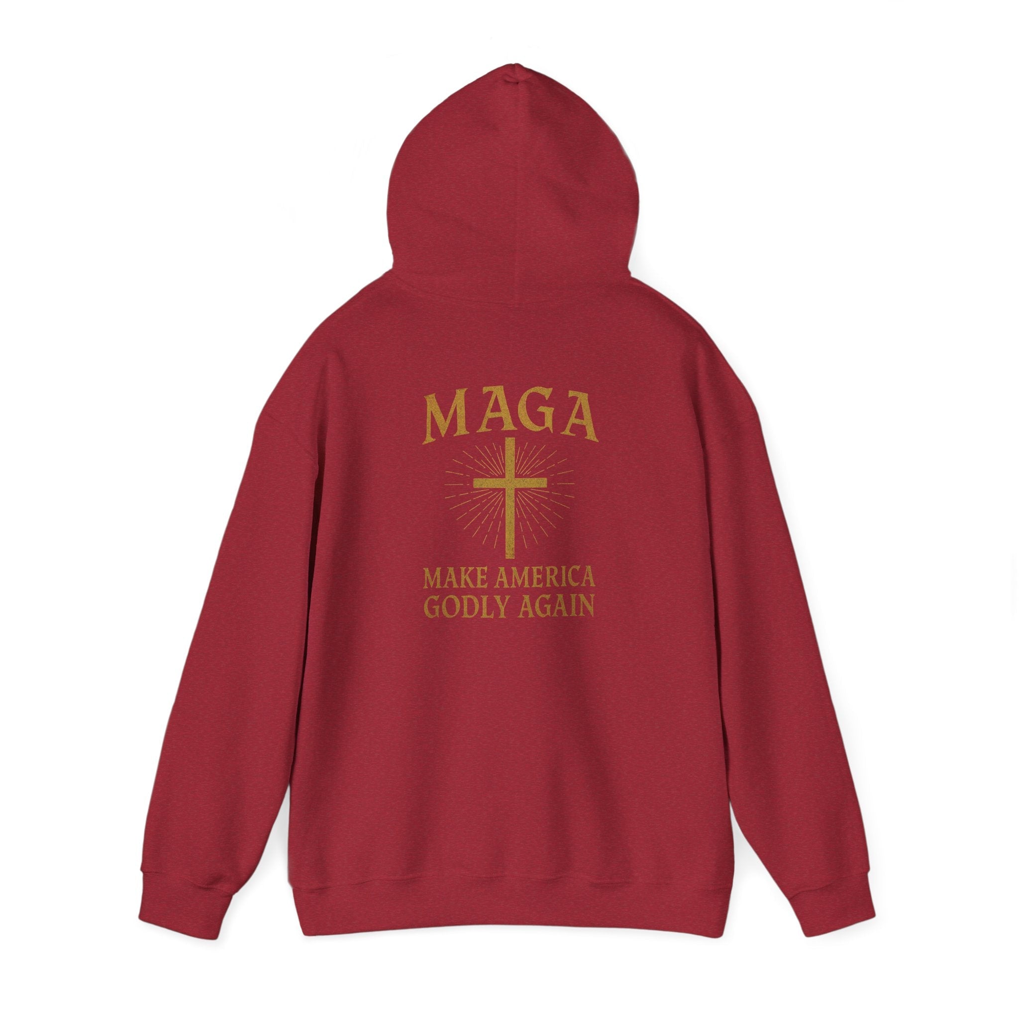 Make America Godly Again Hoodie – MAGA Christian Patriotic Sweatshirt for Biblical Values & Freedom Printify