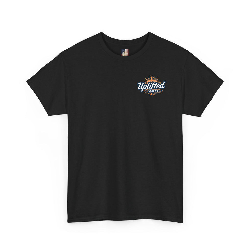 Walk By Faith Footprint T-Shirt Printify