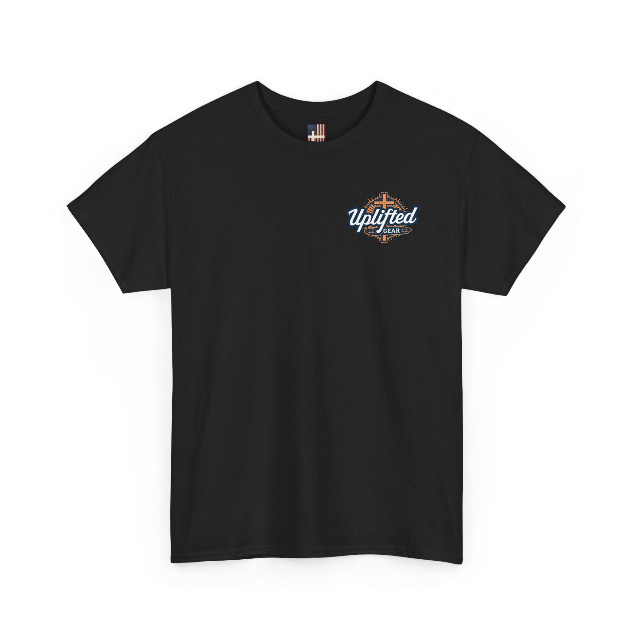 Walk By Faith Footprint T-Shirt Printify
