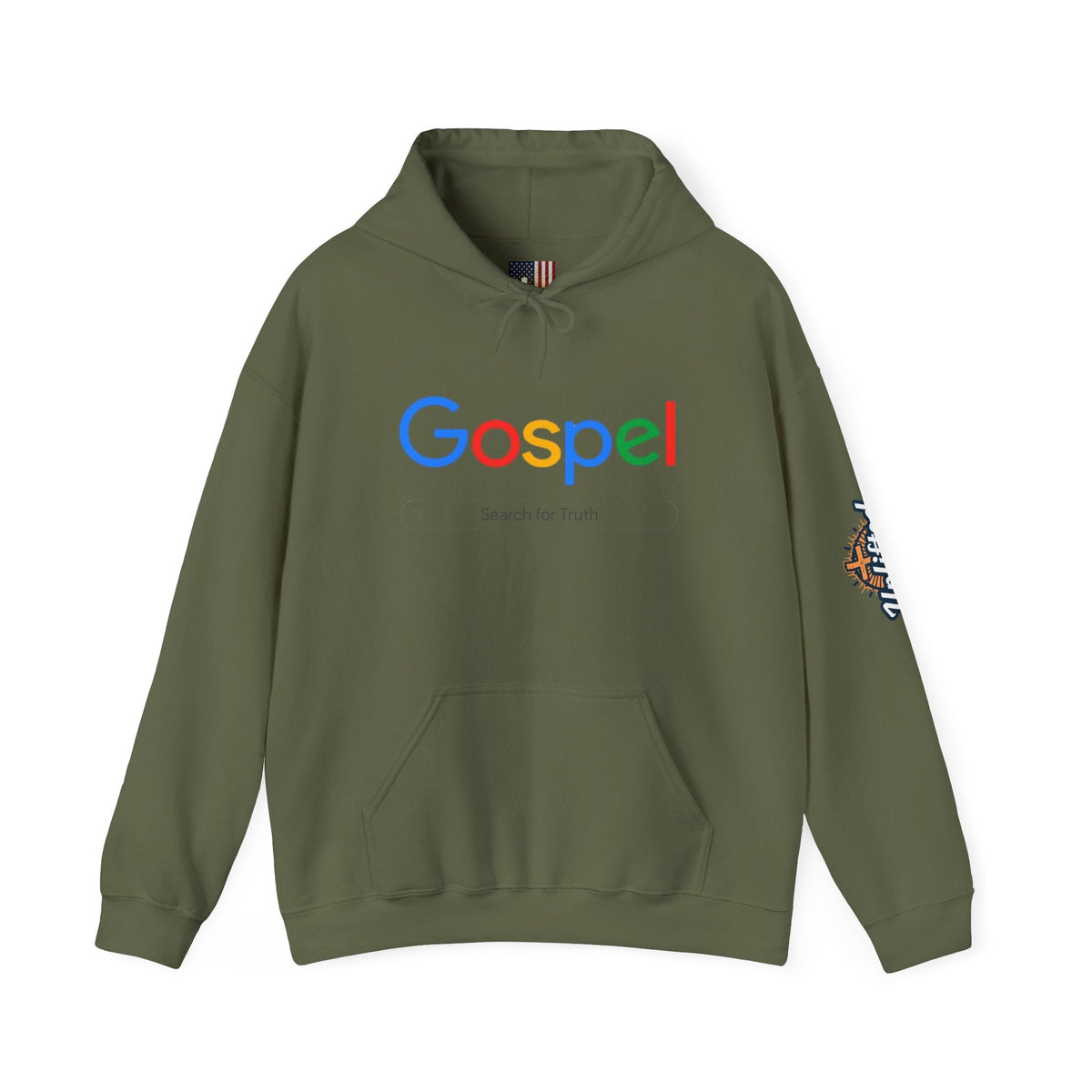 Gospel Hoodie — "Search for Truth" Christian Faith Pullover Printify