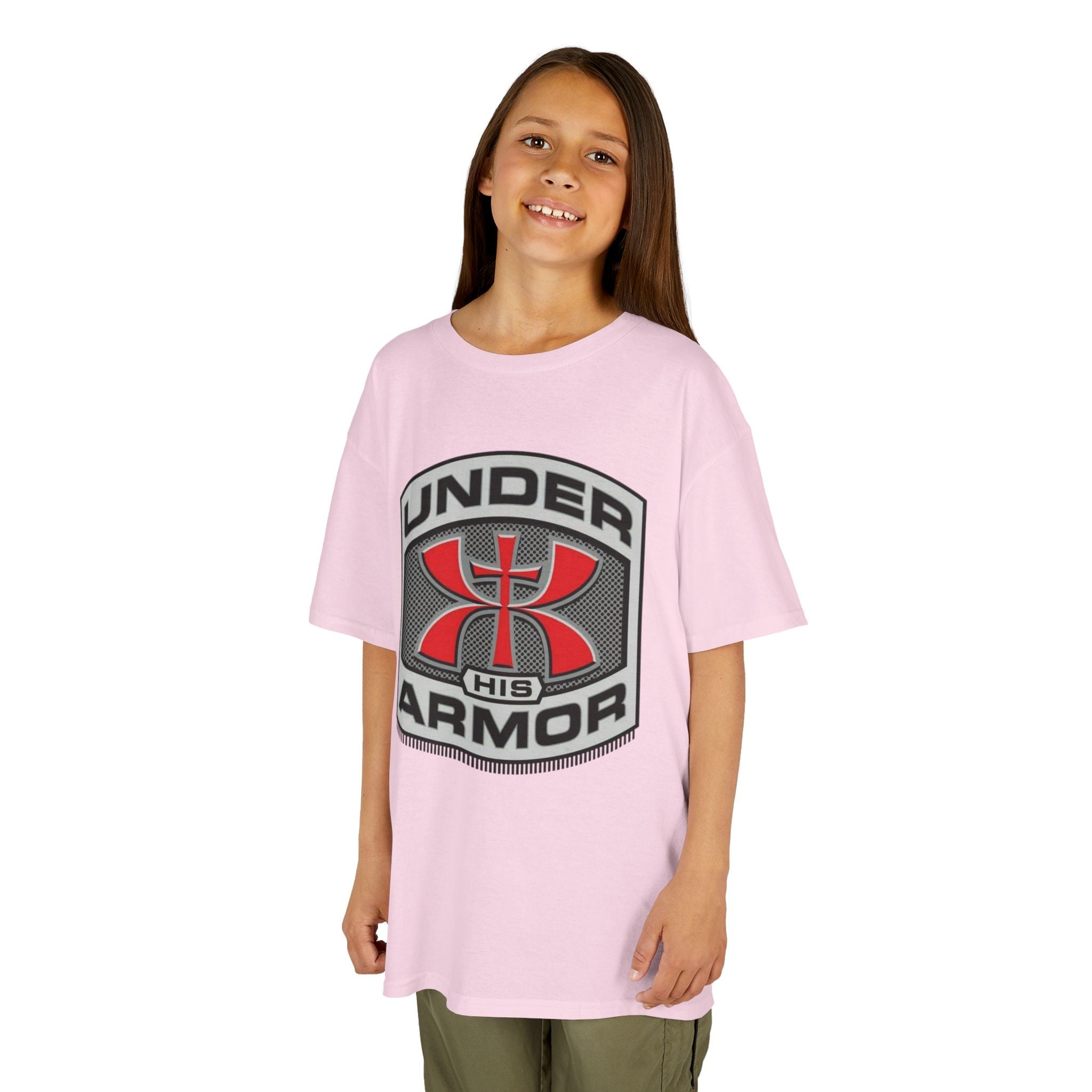 Under HIS Armor Christian T-Shirt — Faith-Inspired Under Armour Style Printify