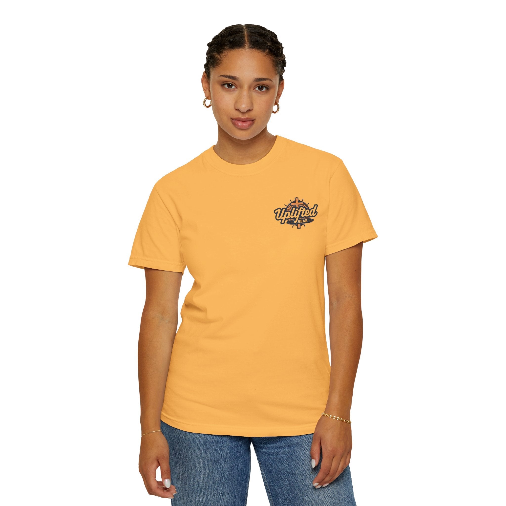 Bible Verse Unisex Garment-Dyed T-shirt - Isaiah 41 : 10 Printify