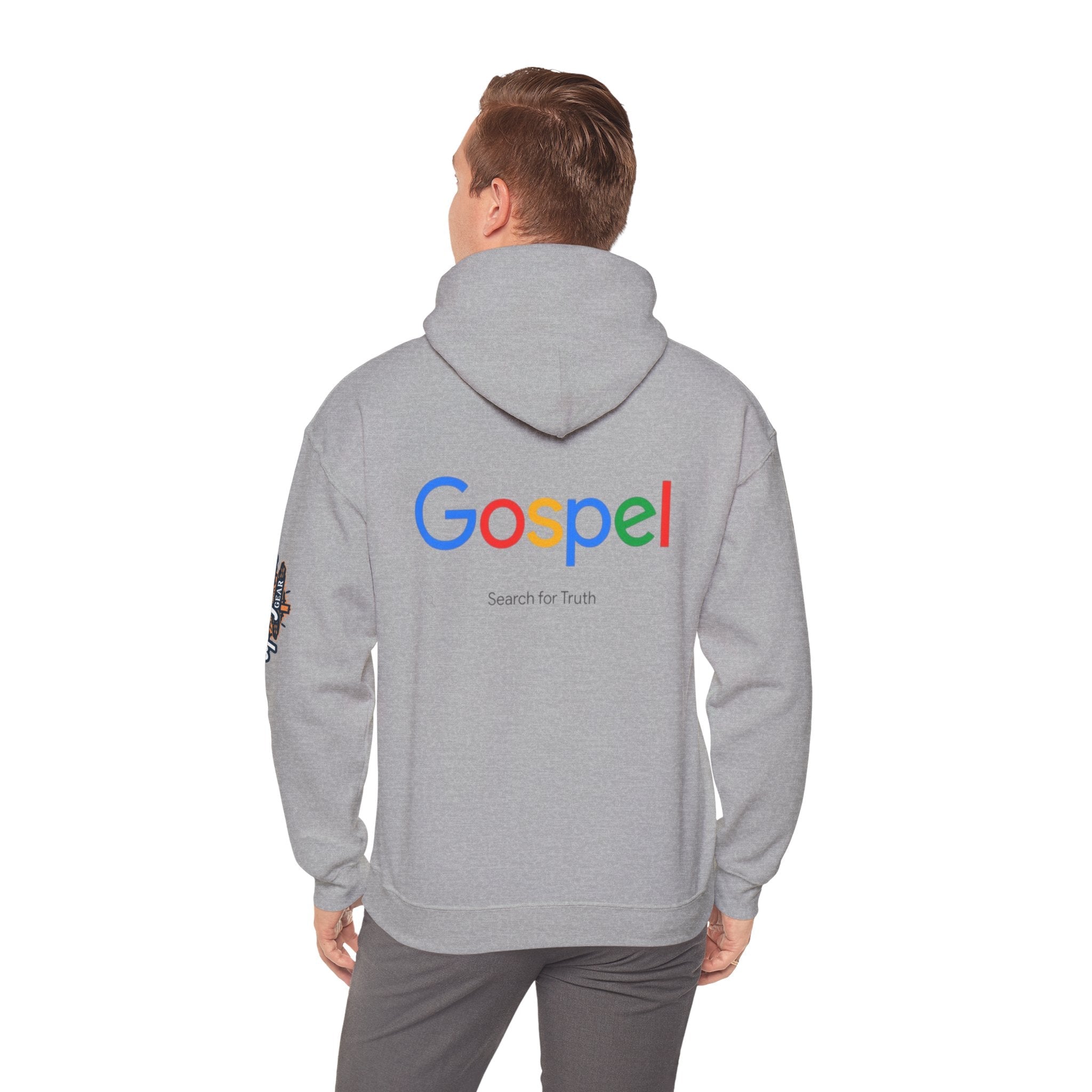 Gospel Hoodie — "Search for Truth" Christian Faith Pullover Printify