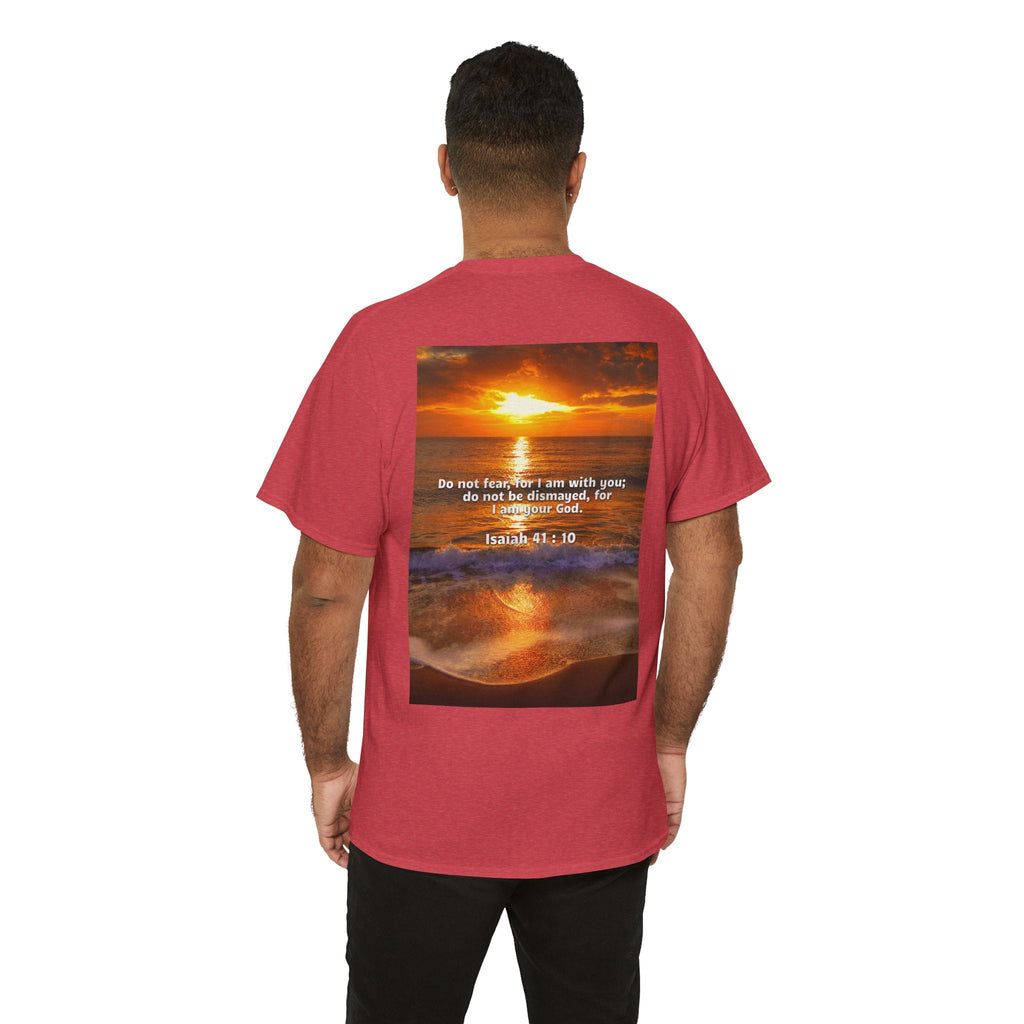 Bible Verse Unisex Tee -  Isaiah 41 : 10 Printify
