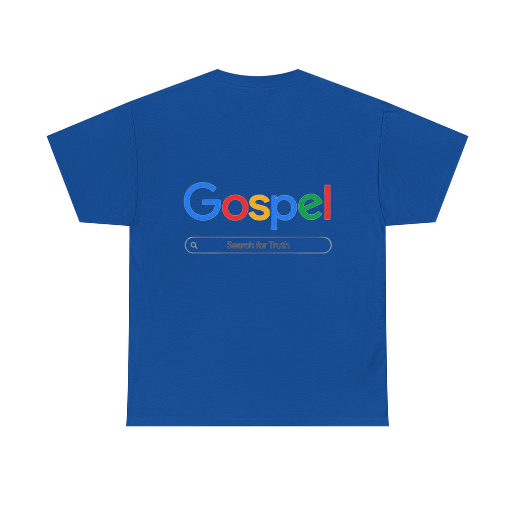 Gospel Graphic Tee — "Gospel" Colorful Logo Christian T-Shirt Printify