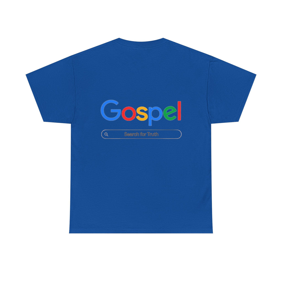 Gospel Graphic Tee — "Gospel" Colorful Logo Christian T-Shirt Printify