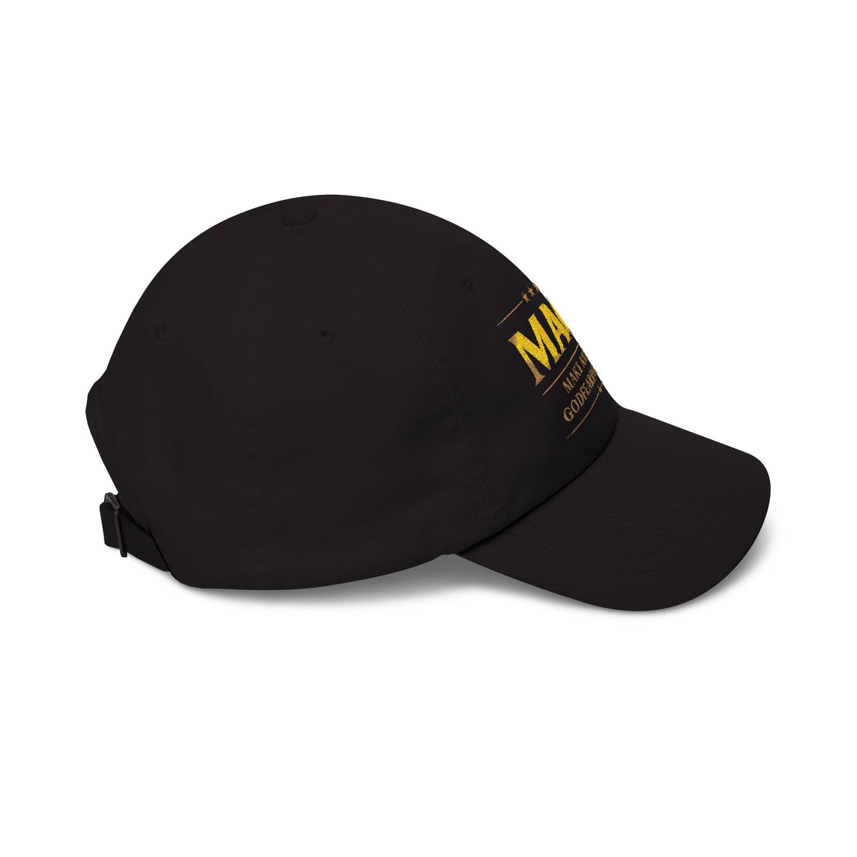Dad Cap — "MAGA: Make America Godfearing Again" Embroidered Hat Printify