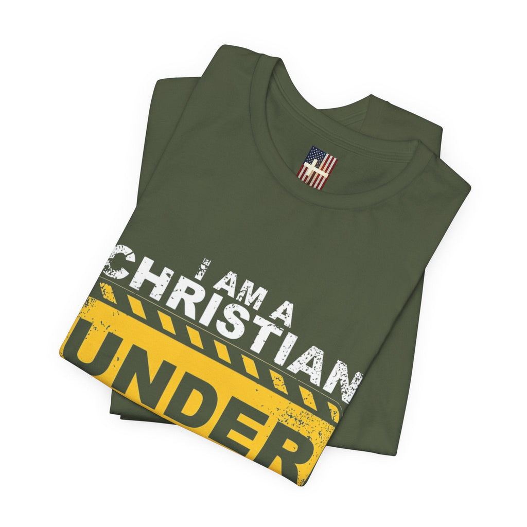 Christian Under Construction T-shirt | God Is Not Done With Me Yet T-shirt Printify