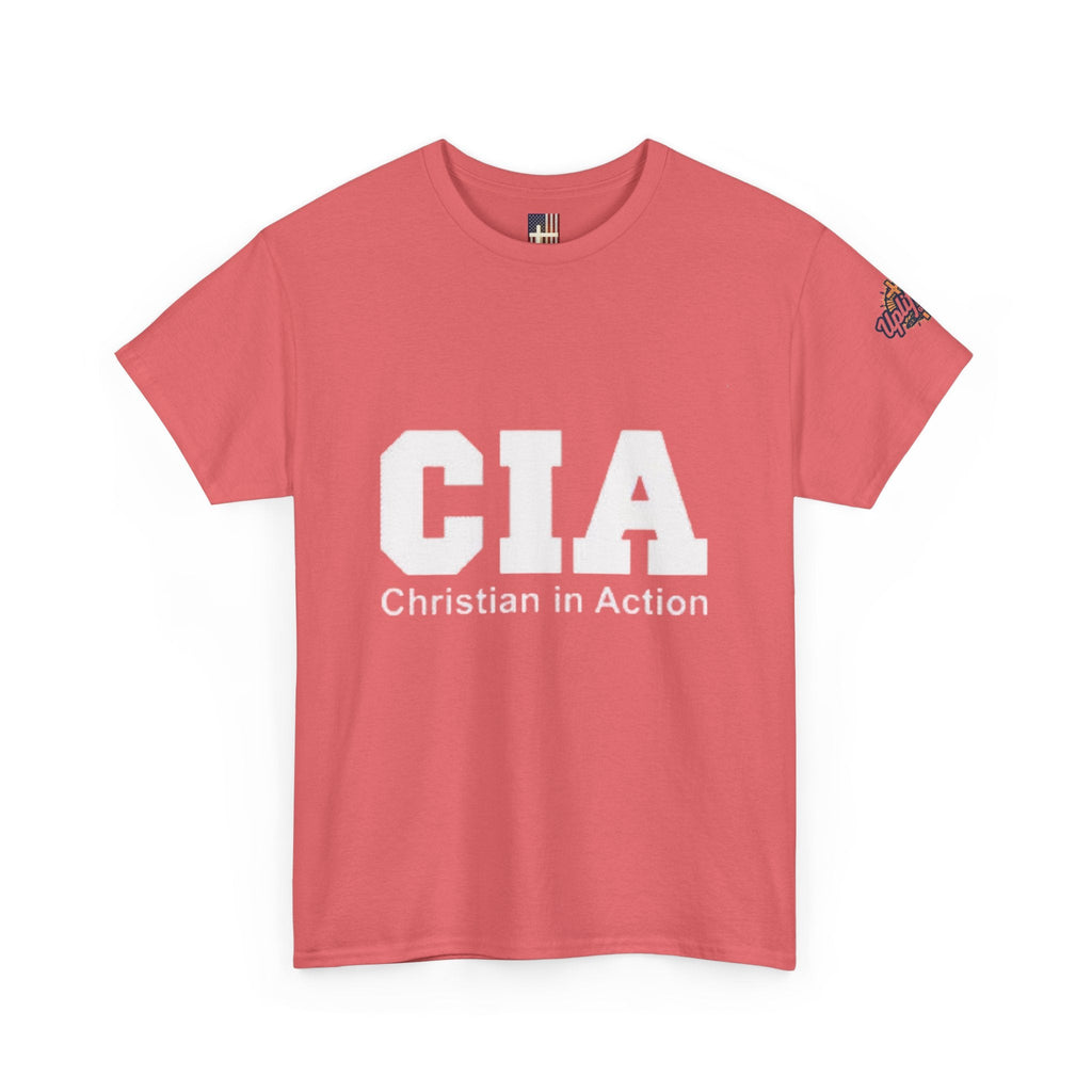 CIA Christian in Action T-shirt - Funny Faith Parody T-shirt - Mission Ready Apparel Printify