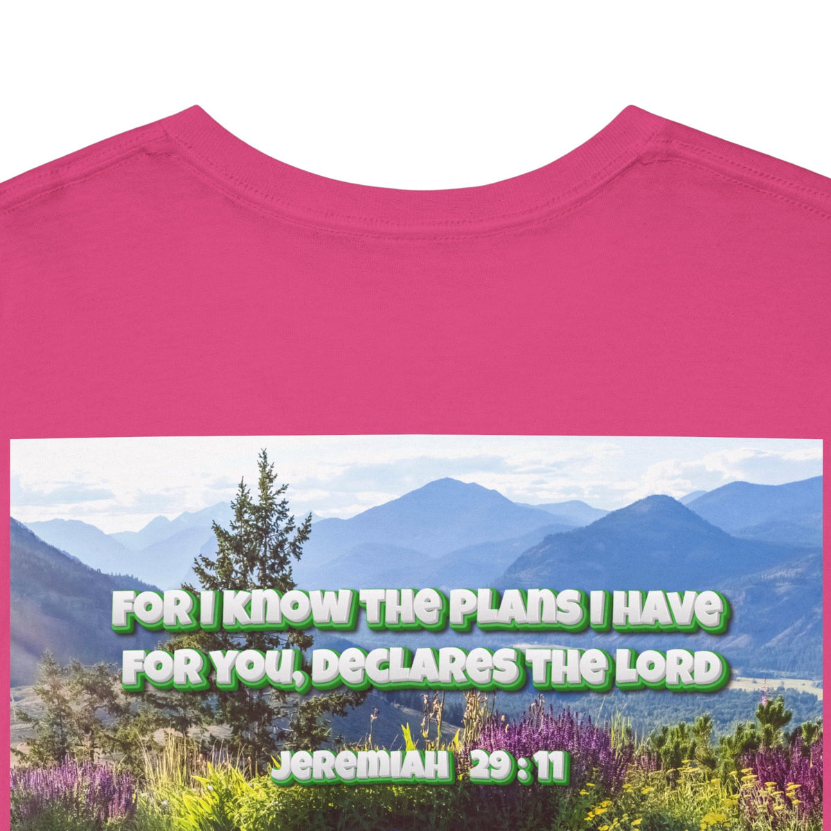 Bible Verse Unisex Tee -  Jeremiah 29 : 11 Printify