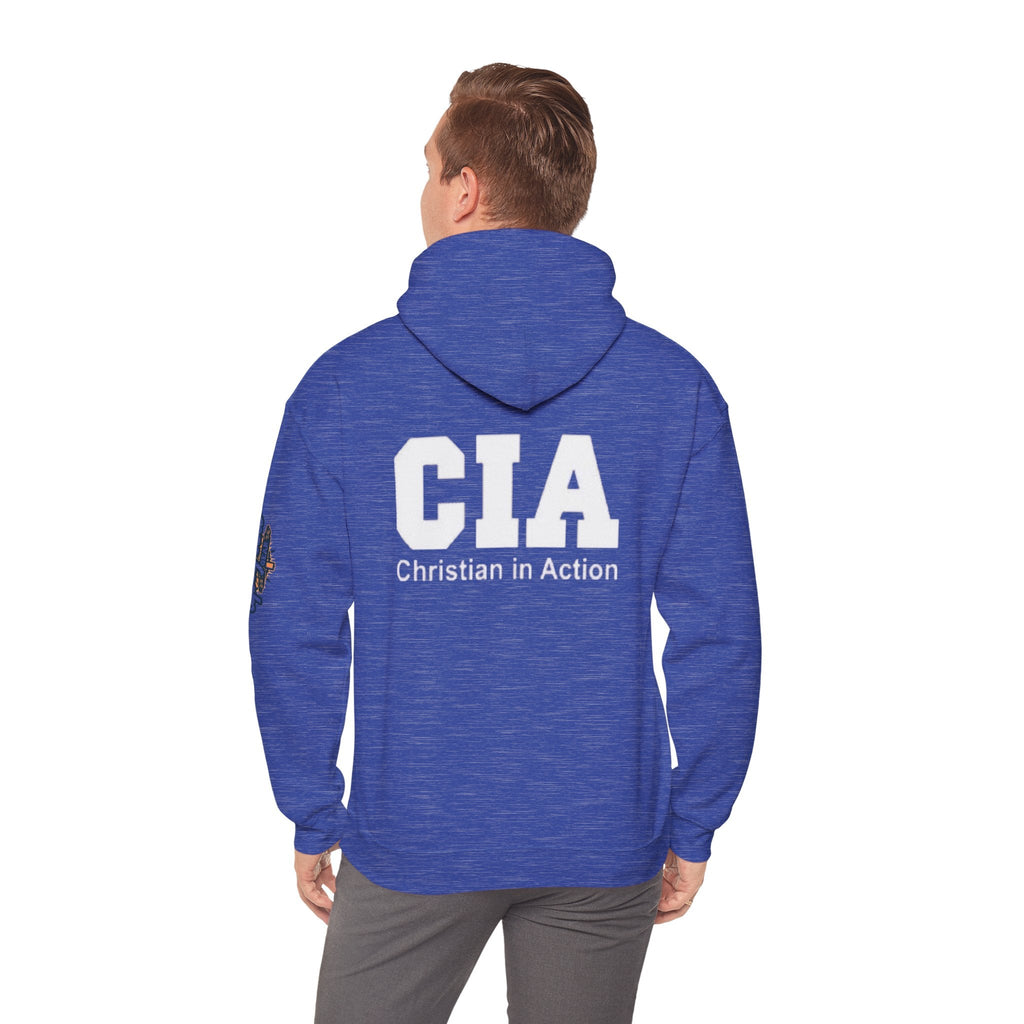 CIA Christian in Action Hoodie - Funny Faith Parody Hoodie - Mission Ready Apparel Printify