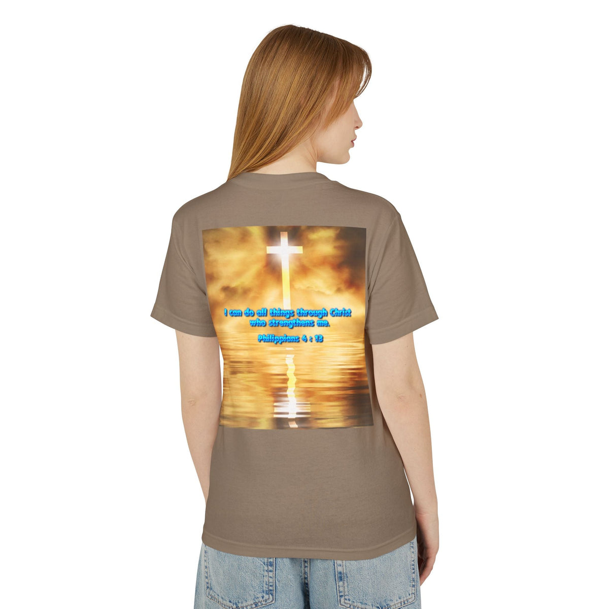 Bible Verse Tee - Philippians 4 : 13 Unisex Shirt Printify
